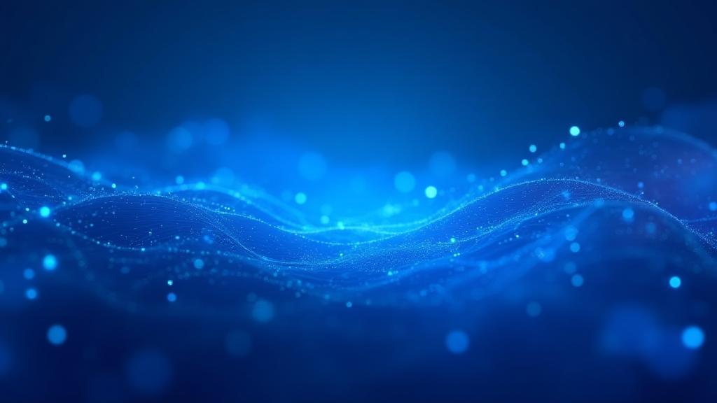 Abstrakte digitale Muster, die Technologie und Daten darstellen.